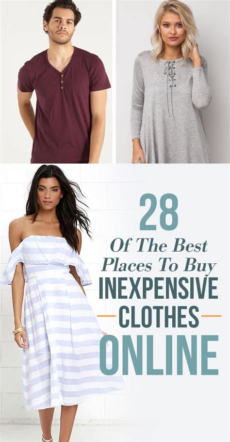inexpensive online clothing stores